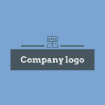 A company logo with a computer on it